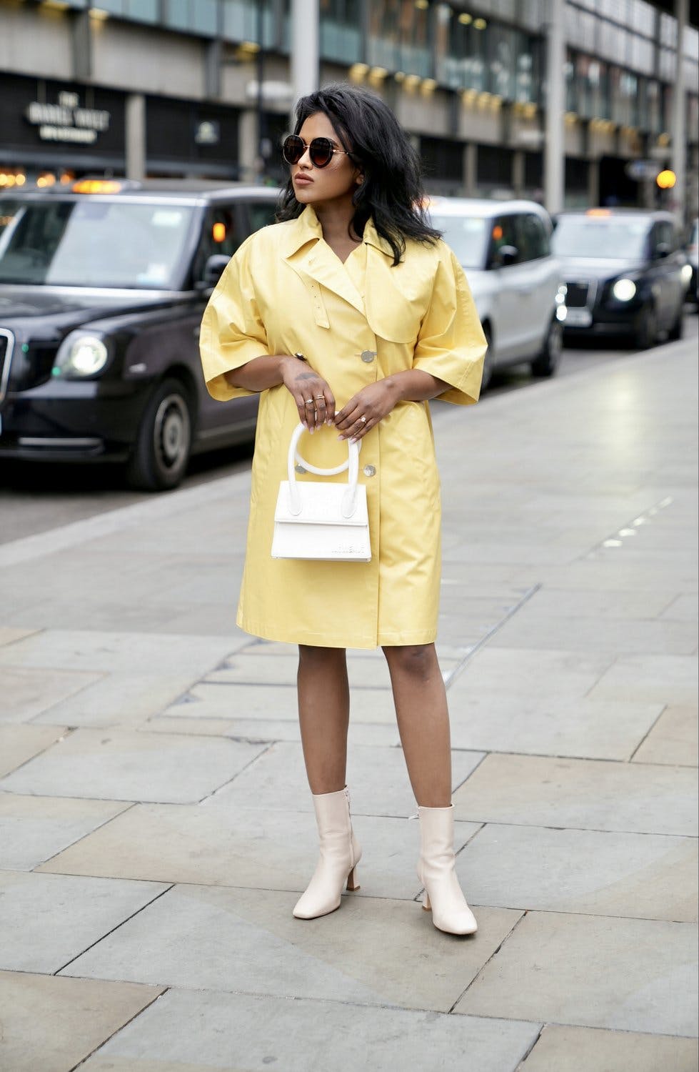Sachini Dilanka wearing maxmara during London Fashion Week